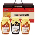 명품 꿀차선물세트 (홍삼벌꿀차1P+흑마늘벌꿀차2P)